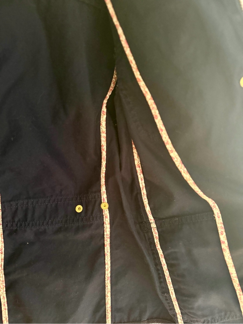 J. Crew Navy Field Jacket with Gold-Tone Hardware - Picture 4 of 7